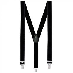 Černé kšandy (šle) pružné